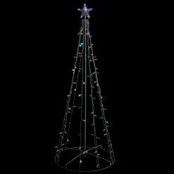 Outdoor Decorations*Northlight 5' Red And Green Led Lighted Twinkling Christmas Tree Outdoor Decor