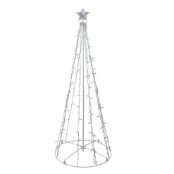 Outdoor Decorations*Northlight 5' Red And Green Led Lighted Twinkling Christmas Tree Outdoor Decor