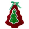 Northlight Trees & Wreaths>7.5" Red And Green Peppermint Tree Christmas Ornament