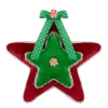 Northlight Stars>8" Red And Green Peppermint Star Christmas Ornament