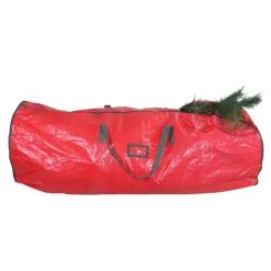 Decoration Storage*Northlight 53" Red And Green Storage Bag For 7.5' Artificial Christmas Trees
