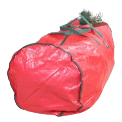 Decoration Storage*Northlight 53" Red And Green Storage Bag For 7.5' Artificial Christmas Trees