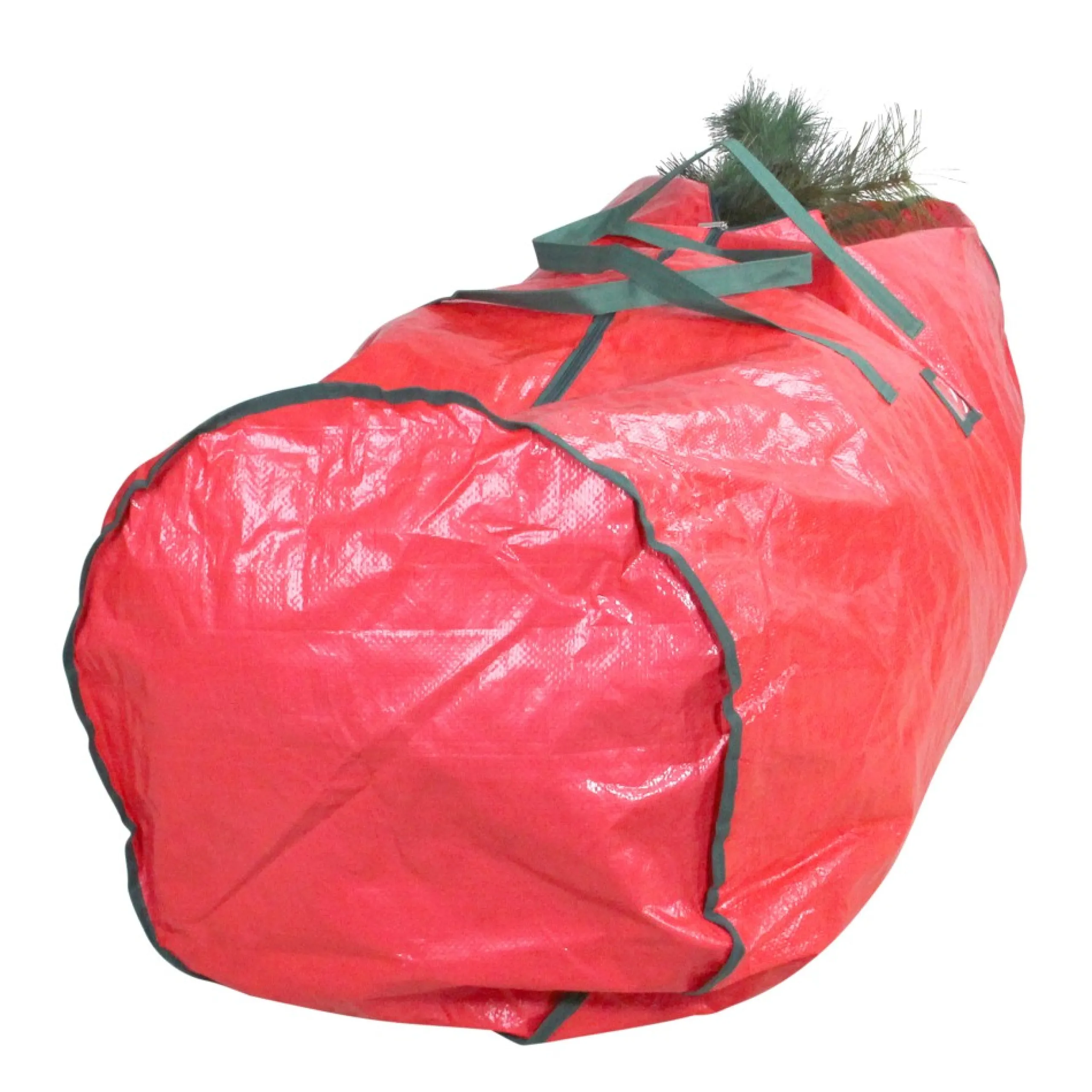 Decoration Storage*Northlight 53" Red And Green Storage Bag For 7.5' Artificial Christmas Trees