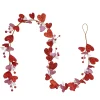 Northlight 6' Red And Pink Hearts Valentine's Day Garland, Unlit