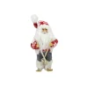 Santa Figures*Northlight 9" Red And White Frontier Reindeer Skiing Santa Claus Christmas Figurine