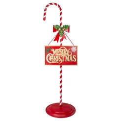 Signs & Plaques*Northlight 39" Red And White Merry Christmas Outdoor Candy Cane Sign