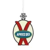 Midwest Sports & Games>3.75" Red "Apres Ski" Rhinestone Christmas Charm Ornament