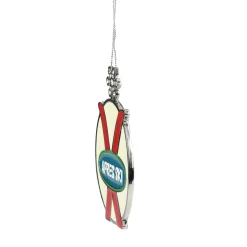 Midwest Sports & Games>3.75" Red "Apres Ski" Rhinestone Christmas Charm Ornament