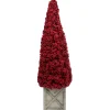 Allstate Topiaries>40" Red Berry Cone Potted Christmas Topiary