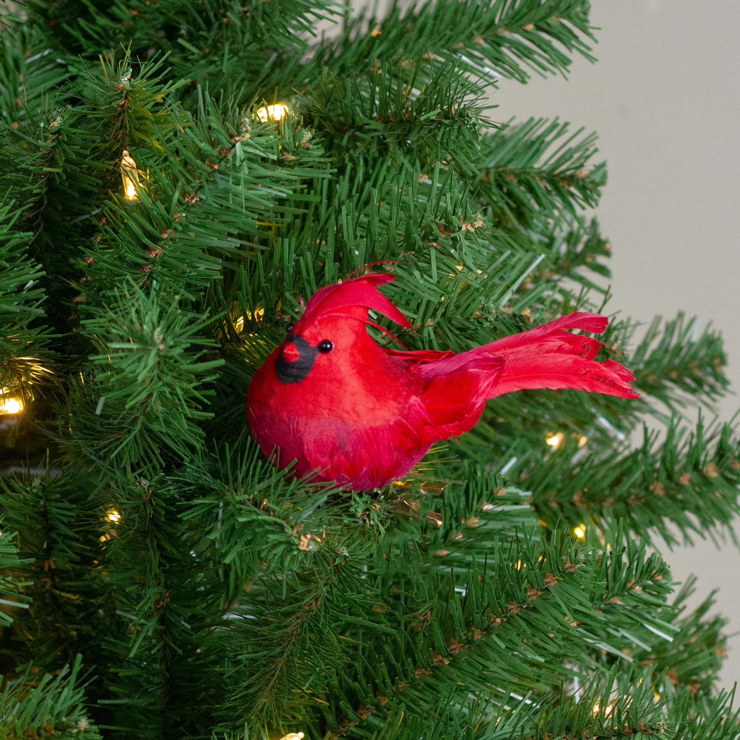 Northlight Animals>5" Red Cardinal Clip-On Christmas Ornament