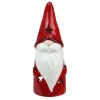 Candles & Holders*Northlight 8.25 Red Ceramic Christmas Star Gnome Tealight Candle Holder