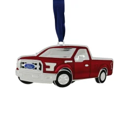 Northlight Transportation>4" Red Ford F-150 Pick Up Truck Christmas Ornament