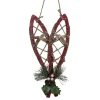 Wall & Door Decorations*Gerson 12" Red Hanging Snowshoe Christmas Wall Decoration