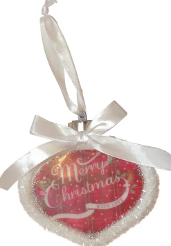 Northlight Hearts>4.5" Red Led Lighted 'Merry Christmas' With Love Ornament