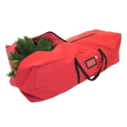 Decoration Storage*Northlight 48" Red Multi Use Christmas Storage Bag - For Garlands, Trees, Lights, Inflatables And More