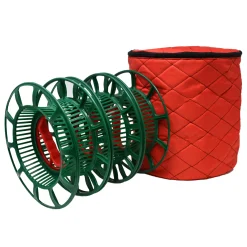 Northlight 3 Reel Red Christmas Light Set Quilted Storage Bag