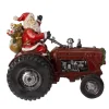 Santa Figures*Northlight 11" Rustic Santa Claus On Tractor Tabletop Christmas Figure