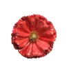 Northlight Garden & Floral>4.75" Shiny Coral Pink Poppy Clip Christmas Ornament