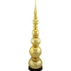Commercial*Northlight 54" Shiny Gold And Glittered Topiary Finial Tower Commercial Christmas Decoration