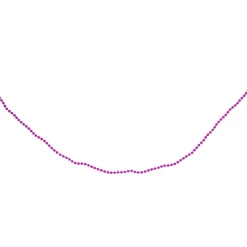 Unlit Garland*Northlight 15' Shiny Pink Beaded Christmas Garland, Unlit