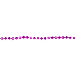 Unlit Garland*Northlight 15' Shiny Pink Beaded Christmas Garland, Unlit