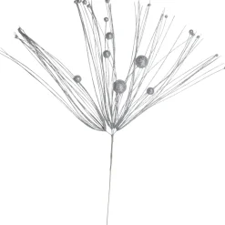 Sprays, Branches & Picks*Northlight 43" Silver Glittered Long Christmas Pick Decoration