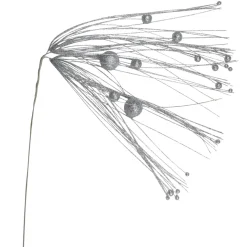 Sprays, Branches & Picks*Northlight 43" Silver Glittered Long Christmas Pick Decoration