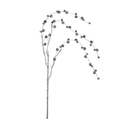 Bells*Northlight 41" Silver Hanging Jingle Bell Artificial Christmas Spray