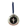 Northlight Transportation>3" Silver Plated Ford Mustang Gt Christmas Ornament