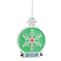 Midwest Sports & Games>3.75" Ski Club Christmas Charm Ornament