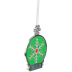 Midwest Sports & Games>3.75" Ski Club Christmas Charm Ornament