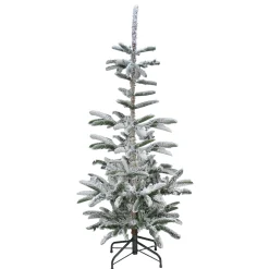 Northlight 9 And 9.5 Feet Tall>9' Slim Flocked Nordmann Fir Artificial Christmas Tree - Unlit