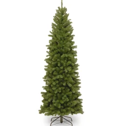 National Tree Company Unlit Traditional Trees>6.5' Slim North Valley Spruce Artificial Christmas Tree, Unlit