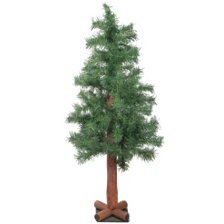 Northlight 3 And 3.5 Feet Tall>3' Slim Traditional Mixed Woodland Alpine Artificial Christmas Tree - Unlit