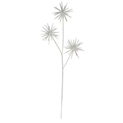 Sprays, Branches & Picks*Northlight 24" Snow White Glitter Starburst Artificial Christmas Spray