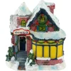 Christmas Villages*Northlight 4" Snowy Diner Christmas Village Building Decoration