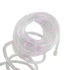 Northlight 12' Solar Powered Multi-Function Pink Led Indoor/Outdoor Christmas Rope Lights With Ground Stake