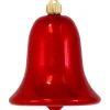 Christmas by Krebs Bells & Jingle Buddies>7" Sonic Red Shatterproof Shiny Christmas Bell Ornament