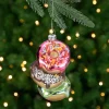 Northlight Food & Beverage>4.25" Stacked Doughnuts Glass Christmas Ornament