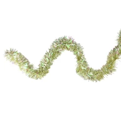 Unlit Garland*Northlight 12' Starburst Iridescent And Gold Artificial Christmas Tinsel Garland - Unlit