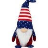 Northlight 9.5" Stars And Stripes Patriotic Usa Gnome Figurine