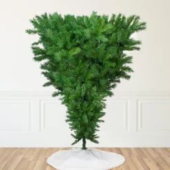 Northlight 9 And 9.5 Feet Tall>9' Sugar Pine Artificial Upside Down Christmas Tree - Unlit