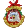 Northlight Licensed>3.5" Tootsie Roll Pop Candy Filled Lollipop Mr. Owl Glass Christmas Ornament