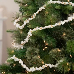 Specialty Garland*Northlight 9' Traditional Faux Popcorn Christmas Garland, Unlit
