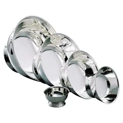 Contemporary Home Living 4" Traditional Silver Paul Revere Bowl