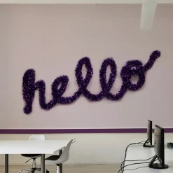 Specialty Garland*Showdown Displays 25' Turquoise Blue Metallic Twist Novelty Christmas Garland