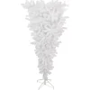 Northlight 5 And 5.5 Feet Tall>5.5' Upside Down White Spruce Artificial Christmas Tree, Unlit