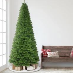 CC Christmas Decor 9 And 9.5 Feet Tall>9' Virginia Pine Artificial Christmas Tree, Unlit