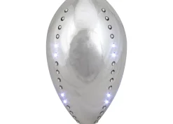 Hofert 64 Warm White Led Silver Falling Ornament Christmas Lights - Clear Wire