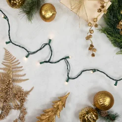 Northlight 300 Warm White Led Wide Angle Christmas Lights - 74.75 Ft Green Wire